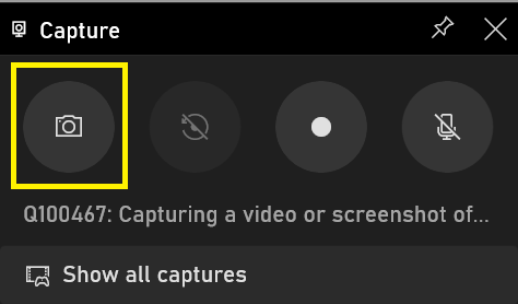 Q100467: Capturing A Video Or Screenshot Of An Application In Windows ...